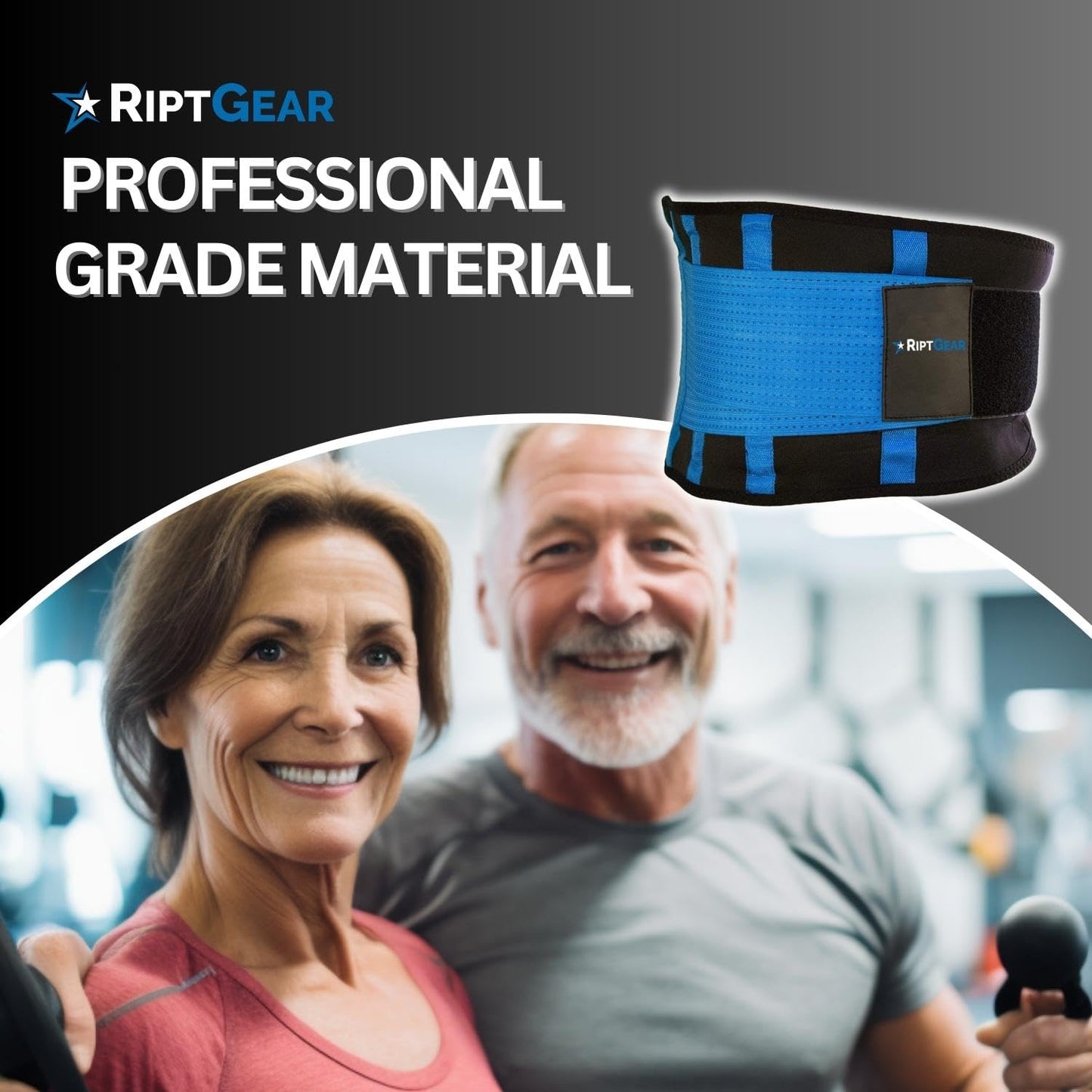 Back Brace for Lower Back Pain Relief - Breathable Back Brace for Men and Women - Ideal for Lifting, Work, Sciatica, Herniated Disc, and Lumbar Support - Blue, XXXL (Waist: 44"-47")