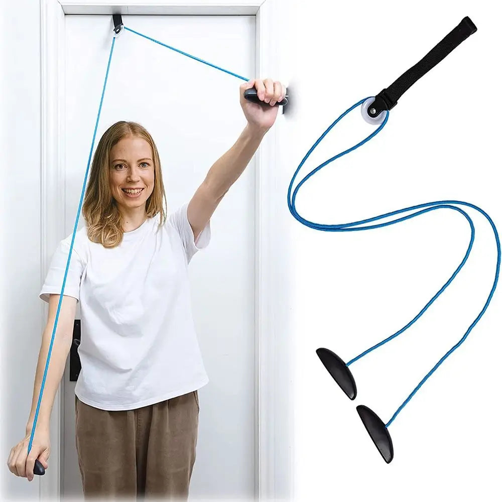 Shoulder Pulley over the Door Physical Therapy System, Exercise Pulley for Physical Therapy Alleviate Shoulder Pain