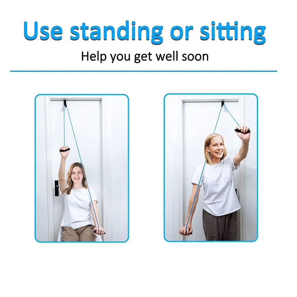 Shoulder Pulley over the Door Physical Therapy System, Exercise Pulley for Physical Therapy Alleviate Shoulder Pain